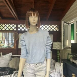 Light Blue Women's Crew Neck Sweater